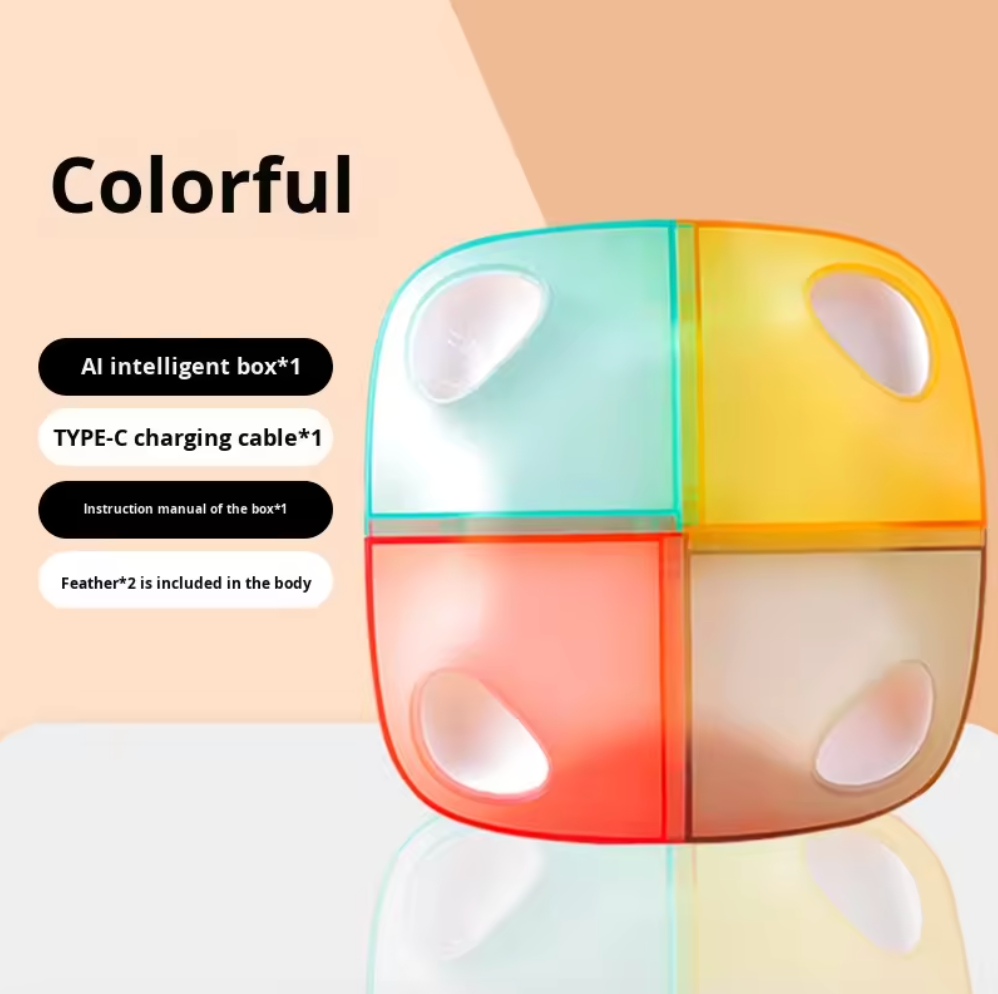 Automatic Cat Toy for Boredom - Smart Self-Playing Hide & Seek Feather Box, Hands-Free Interactive Toy for Indoor Cats, Type-C Rechargeable