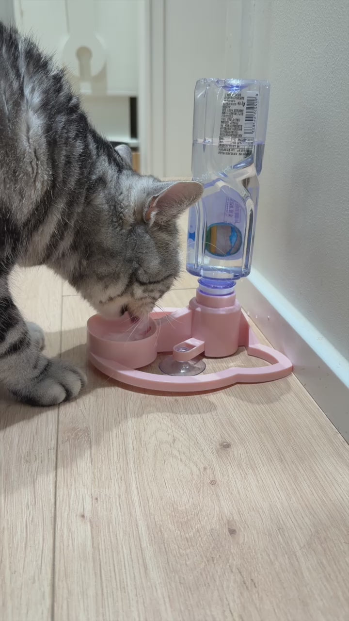 Cordless. No filters. Pet water fountain.